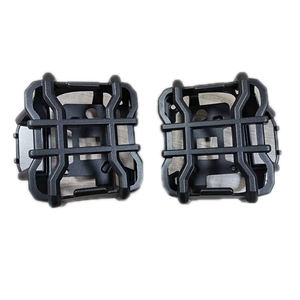 New Style 4X4 Stainless Steel Black <strong>Tail</strong> <strong>Light</strong> Guards Replacement Rear Lamp <strong>Cover</strong> for <strong>Wrangler</strong> JL 2018+ - Product Image 1