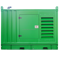 Genset Diesel Tahan Cuaca Tipe Open Frame Terkontainerisasi 3 Fasa 100kw 120kw 160kw 200kw 250kw untuk Pertambangan, Pusat Data, dan Basis