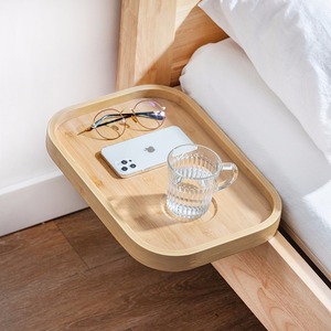 Yaoda Wall Mounted Bedside <b>Shelf</b> 50X30CM Rectangular Corner Storage Rack For Bathroom <b>Bedroom</b> Sofa Bathtub - Product Image 3