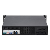 2U 19 "châssis d'ordinateur industriel de bureau monté en rack serveur Ipc Pc I3 /i5 / I7 en option