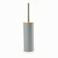 Ensemble de salle de bain en plastique bambou 8 pièces couleurs optionnelles nouvelle collection de 8 accessoires essentiels pour la maison