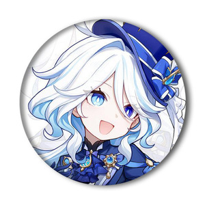 Insignias de hojalata de anime y dibujos animados de <span class=keywords><strong>Genshin</strong></span> Impact, broches, pines de solapa con acabado mate, colgantes para bolso - Product Image 3