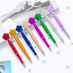 Bolígrafos de Plástico con Forma de Flor Coloridos, Artículos de Papelería Bonitos con Logotipo Personalizado - Product Image 1