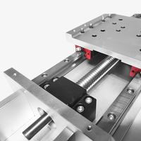 Module de levage CNC électrique à charge élevée, avec glissière linéaire en aluminium robuste de haute précision, vis à billes de 25 mm et rail de guidage linéaire à roulement
