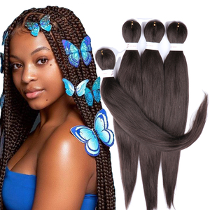 100% giapponese treccia in fibra per Ombre Crochet <span class=keywords><strong>capelli</strong></span> Extension acqua calda Set senza groviglio tinto campione finale treccia <span class=keywords><strong>capelli</strong></span> - Product Image 4