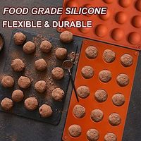 Moule de cuisson en silicone Moule à glace Semi Sphère 3D Moules en silicone pour moules à béton Outils pour gâteaux Moule en silicone pour chocolat et gâteaux