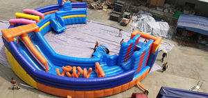 Aire de jeux pour parc aquatique gonflable <span class=keywords><strong>commercial</strong></span> pour enfants Lilytoys Giant avec piscine - Product Image 4