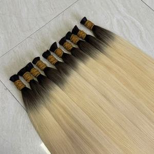 Extensiones de Cabello Brasileño Rubio Ombre Pephair, Extensiones de Cabello Remy de Alta Calidad con Cutícula Completa, Cabello Humano Natural - Product Image 4
