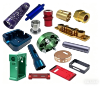 Custom Anodized Aluminum Small Lock CNC Milling Parts Sear Colorful Selector Lathe Parts CNC Stainless Steel Lathe Parts