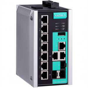 Commutateur Ethernet industriel géré Gigabit Moxa EDS-510E-3GTXSFP-T à 8 ports - Product Image 2