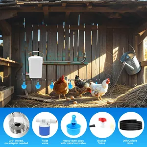 Bebedero Automático para Pollos con Manguera Azul de 12L (3 Galones) - Product Image 1