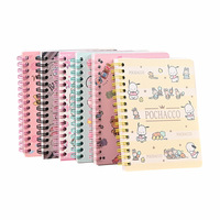 Cuaderno Espiral de Dibujos Animados para Estudiantes de Primaria, Mini Bloc de Notas Portátil Súper Lindo, Tamaño A6 Pequeño, Colorido y Bonito para Regalo