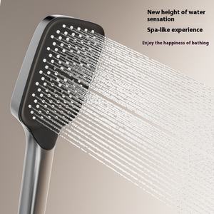 Nouvelle arrivée 2025 Ensemble de <span class=keywords><strong>douche</strong></span> à effet <span class=keywords><strong>pluie</strong></span> à poignée unique avec <span class=keywords><strong>ciel</strong></span> étoilé brossé avec noyau de valve en céramique et jet doux Affichage numérique - Product Image 4