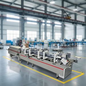 <b>Small</b> 650G <b>Lock</b> Bottom Folder Glue Machine Automatic Tea & Food Packaging Machine Cold Glue Wood Glue Box - Product Image 1