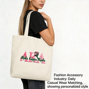 Parche Bordado Premium Lavable AKA Sorority, Termoadhesivo o para Coser, para Prendas con Letras Griegas, Chaquetas de Hermandad, Mochilas, Personalizado - Product Image 3