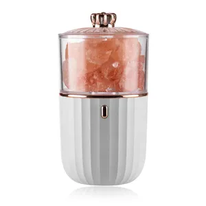 Новая лампа из натурального камня, ароматический масляный диффузор, светодиодный розовый Гималайский мини-Гималайский usb беспроводной перезаряжаемый аккумулятор, лампы-соли