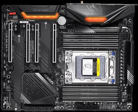 اللوحة الأم GIGABYTE TRX40 AORUS MASTER, تدعم 3080/3090/3960X/3970X/3990X(AMD TRX40/socket sTRX4)