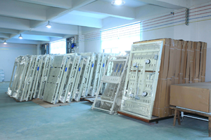 Hôpital 2 manivelle manuel orthopédique Traction cadre hauteur réglable clinique lit médical - Product Image 3