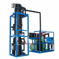 Machine à glaçons industrielle et commerciale neuve de 10 tonnes/jour avec refroidissement par eau et compresseurs Emerson/Fusheng/Hitachi