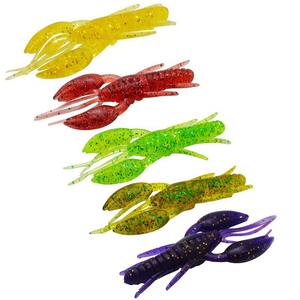 Leurre souple réaliste Weihe Sports Hammer Shrimp 8cm 6g, leurre crevette à quatre poils en PVC, non imprimé - Product Image 1