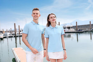 Haute qualité logo personnalisé col chemise polo de <span class=keywords><strong>golf</strong></span> t-shirt 60% coton 35% fibre de glace 5% spandex polos t-shirts uni hommes polos - Product Image 3