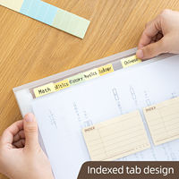 Porte-documents extensible en accordéon avec onglets d'indexation pour le rangement de documents de bureau et scolaires