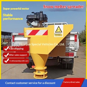 Esparcidor de Agente Quitanieves Montado en Vehículo de 3 Cuadrados, Lanzador de Sal para Carreteras, Quitanieves Colgante para Locomotora - Product Image 1