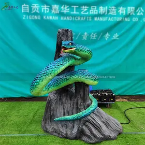 逼真的动物动物园公园定制模拟动物模型蛇展示