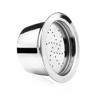 Cangkang Kapsul Kopi Stainless Steel Isi Ulang dengan Cangkir Filter Logam Presisi yang Kompatibel dengan Kebanyakan Mesin Espresso