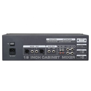 Mezclador de Audio MJ-12 de <span class=keywords><strong>16</strong></span> Efectos de Sonido, Preamplificador de Micrófono de 12 Canales en Interfaz de Rack 3U - Product Image 2