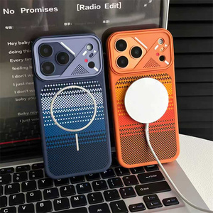 เคสโทรศัพท์มือถือแม่เหล็กแบบดั้งเดิมสำหรับ iPhone 17 16 Pro Max คาร์บอนไฟเบอร์ ลินิน ดีไซน์พิเศษ ฝาหลังแม่เหล็กแบบกันกระแทก - Product Image 1