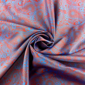 Offre Spéciale classique rétro Paisley Design Stretch doublure tissu 100% Polyester personnalisé imprimé pour garçons hommes costume tissé respirant - Product Image 4