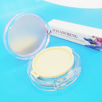 Bon prix, étui rond transparent pour crème BB aux couleurs macaron, étui pour fond de teint coussin, étui compact pour coussin d'air