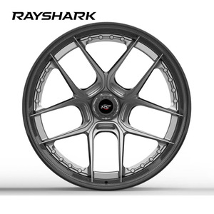 Jantes RS Custom 20 21 pouces en fibre de carbone avec lèvre enveloppante, <span class=keywords><strong>5</strong></span> branches, à blocage central pour Porsche 911 GT3 Ferrari F8 Tributo - Product Image 3