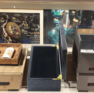 Caja de Perfume Rectangular de Madera MDF con Diseño de Concha, para Envasado de Aceites Esenciales, Set de Cosméticos Personalizados Hechos a Mano de la Marca Factory DS - Product Image 5