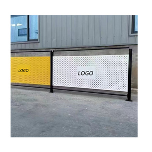 Đục lỗ tấm lưới an toàn dây xây dựng rào cản bảo vệ kho hội thảo tách hàng rào cho công nhân kim loại moq - Product Image 2