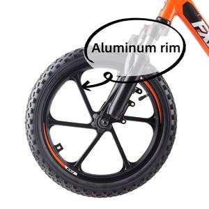 Vélo électrique FXB 16 pouces avec moteur de moyeu 350W, vélo d'équilibre avec fourche hydraulique - Product Image 4