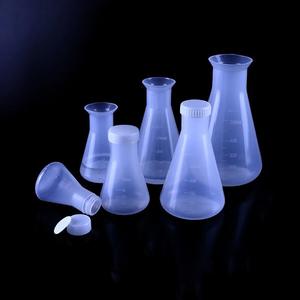 HAIJU प्रयोगशाला फैक्टरी सीधे विज्ञान रासायनिक त्रिकोण बीकर फ्लास्क/त्रिकोण प्लास्टिक बीकर - Product Image 5