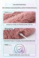 Sac en peluche chaton intelligent à œil électronique IA, œil de 0,71 pouce avec connexion Wi-Fi, jouet interactif Chat GPT pour enfants