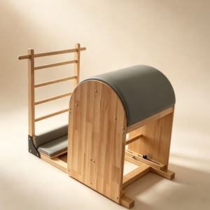Escalera de Pilates de Madera de Roble, Ajustable, para Yoga, Estiramiento, Ejercicios, Gimnasio, Estudio de Pilates, Venta Directa de Fábrica - Product Image 5