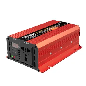 HOULI Frequency Inverters Converters Pure Sine Wave 12V To 220V 1600W Inverter Small Car Inverter For Cars