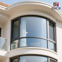 Marco de Ventana de Aleación de Aluminio de Diseño Francés - Impermeable, Resistente al Fuego, Reducción de Ruido, Protección UV, Resistente al Viento para Sala de Estar