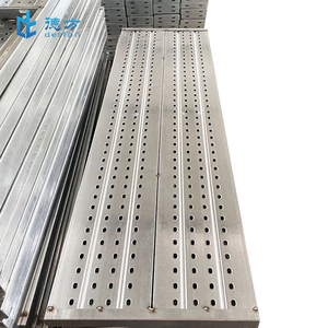 Derfon Q235 Galvanized Steel Plank for Pipe 240/250/300mm Construction <strong>Scaffolding</strong> Plank Ladder &amp; <strong>Scaffolding</strong> <strong>Parts</strong> - Product Image 2