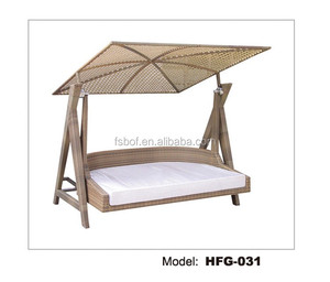 Meubles de jardin <span class=keywords><strong>pour</strong></span> patio extérieur, siège de balançoire en fer <span class=keywords><strong>pour</strong></span> adultes avec toboggan, chaise de balançoire en rotin de jardin, ensemble de balançoire extérieur - Product Image 2