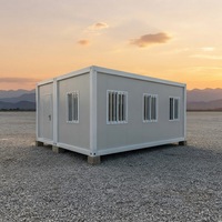 Casa Contenedor Desmontable de Instalación Ultrarrápida, Dormitorio para Sitio de Construcción, Estructura de Acero Rentable, Casa de Construcción Rápida