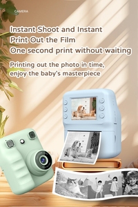 Oem 2025 A29 máy ảnh máy in 2.4 inch IPS màn hình 1080p HD 3000W Pixel MP3 âm nhạc vlog Sáng Tạo Máy in ảnh - Product Image 5