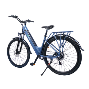Bicicletta Elettrica da Donna <span class=keywords><strong>28</strong></span> Pollici, Batteria al Litio 36V 10.4Ah 250W, 7 Velocità, Telaio in Lega di Alluminio, Pedalata Assistita Elettronica, 2 Posti - Product Image 2