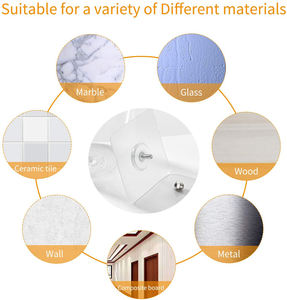 5 autocollants à vis sans perforation, étiquettes auto-adhésives pour cadre Photo, support mural, décoration, crochet pour peinture - Product Image 4