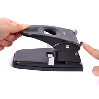 Máquina Perforadora de Papel Metálica de Alta Resistencia con Distancia entre Agujeros de 7-8 cm para Carpetas de Hojas Sueltas A4/A5/B5, Disponible para Pedidos de Muestra