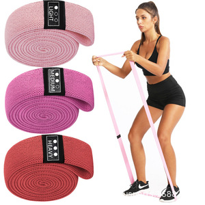3-Piece 200*4CM Multifunctional Resistance Squat Hip <b>Circle</b> Exercise Bands Tension Rope for Home Yoga Bodybuilding-Portable - Product Image 2